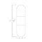 Skutchi Designs 45 in W, 165.75 in L, 29 in H, Engineered Wood Top, Grey HAR-RAC-46x168-DOU-XD01 - alternate 2